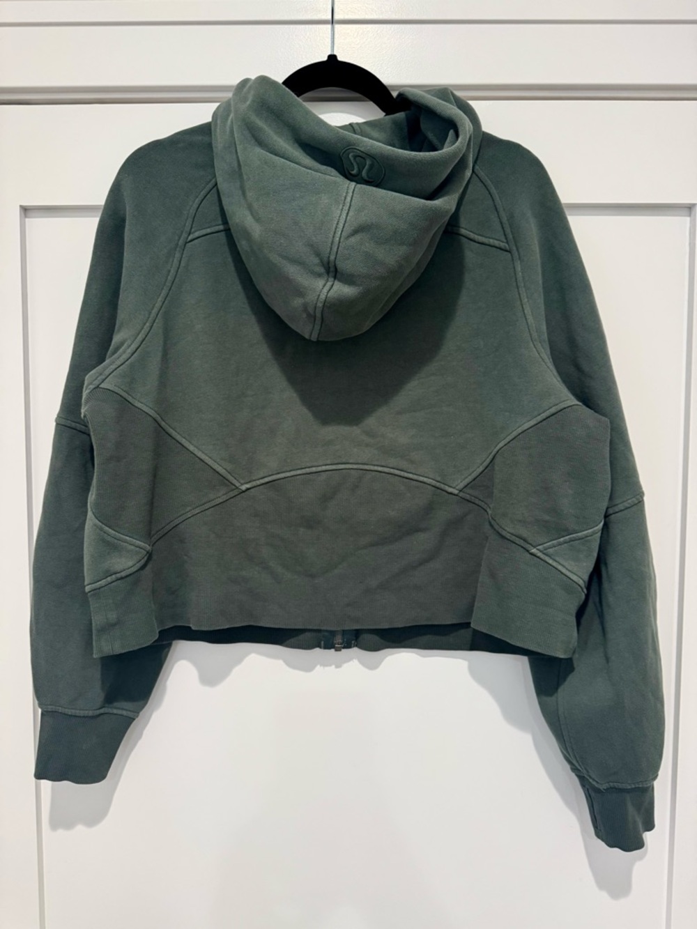 Lululemon Scuba Oversized Full-Zip Hoodie - Dark Forest - M/L - Picture 3 of 4